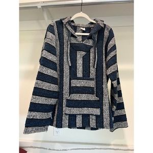 Baja Jacket in Navy White Size‎ XL Hoodie Sweater